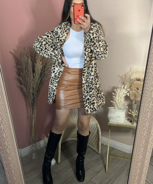 PEYTON SKIRT (CAMEL)