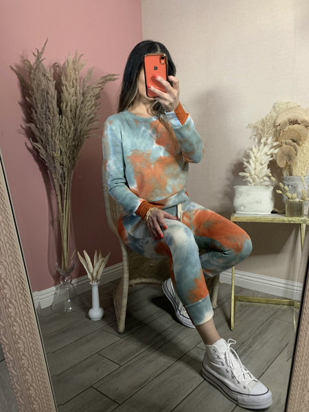 JAYLENE JOGGER SET (CALI SKY)