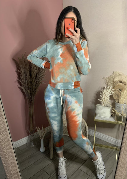 JAYLENE JOGGER SET (CALI SKY)