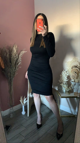 SIENNA MIDI- BLACK