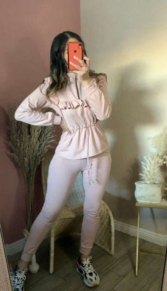 CRISSY TRACKSUIT- CREAMY BLUSH