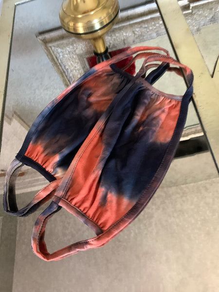 SUNSET TIE DYE MASK