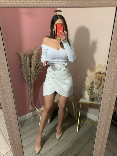 MELANIE BODYSUIT- SNOW