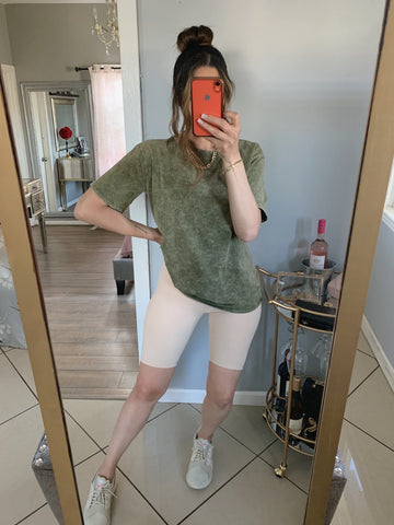 LEXI VINTAGE TEE (OLIVE)