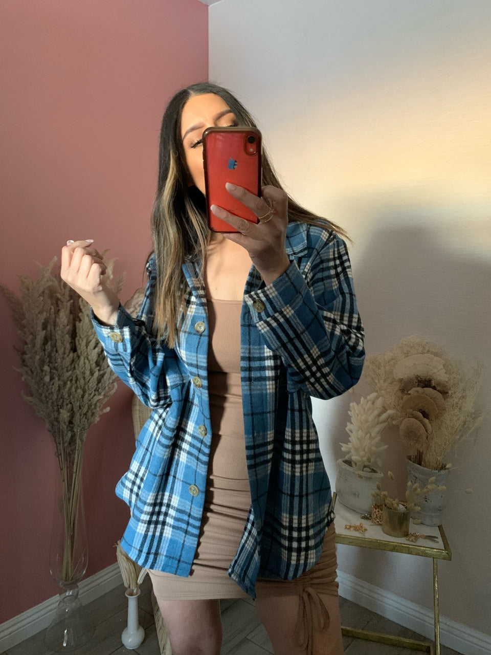 LYNETTE FLANNEL OVERSHIRT