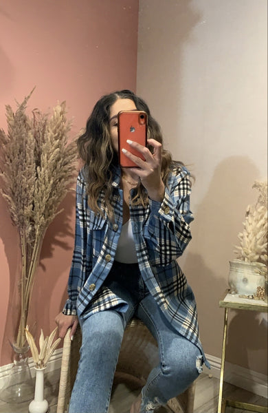 LYNETTE FLANNEL OVERSHIRT