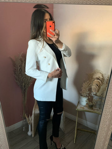 MADISON BLAZER REVAMPED- SNOW