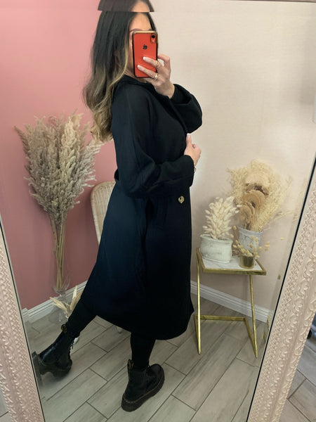 DANIELLE COAT- BLACK