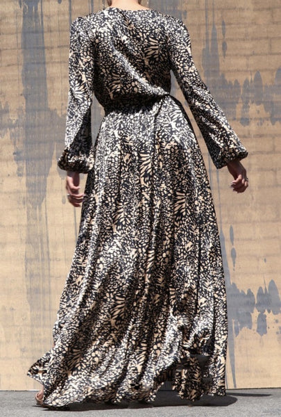 KATHERINE TIE-FRONT MAXI