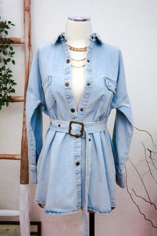BRADLEY JEAN  OVERSHIRT