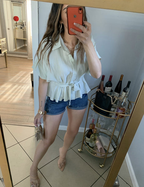 PRIVATE ISLAND TOP - Sage