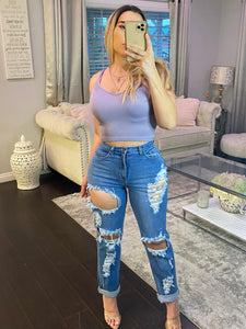VALERIE DISTRESSED JEANS