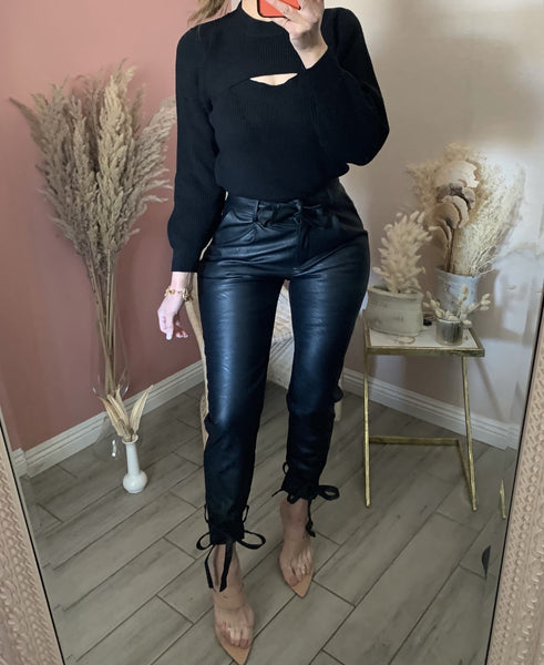 MILAN TROUSERS- BLACK