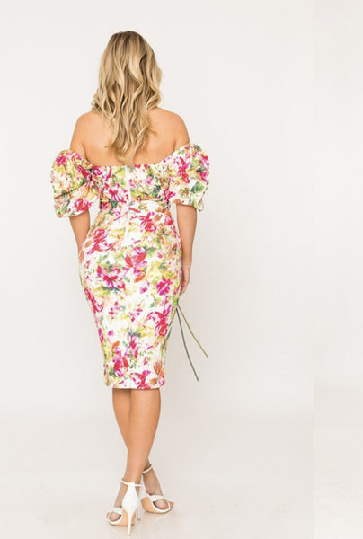 VALERIA FLORAL MIDI