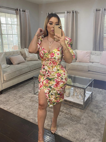 VALERIA FLORAL MIDI