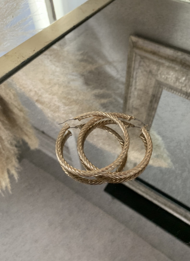 'MARIAH' HOOP EARRINGS