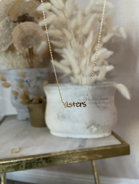 SISTERS GOLD DIPPED CHAIN