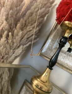 'F CANCER' NECKLACE