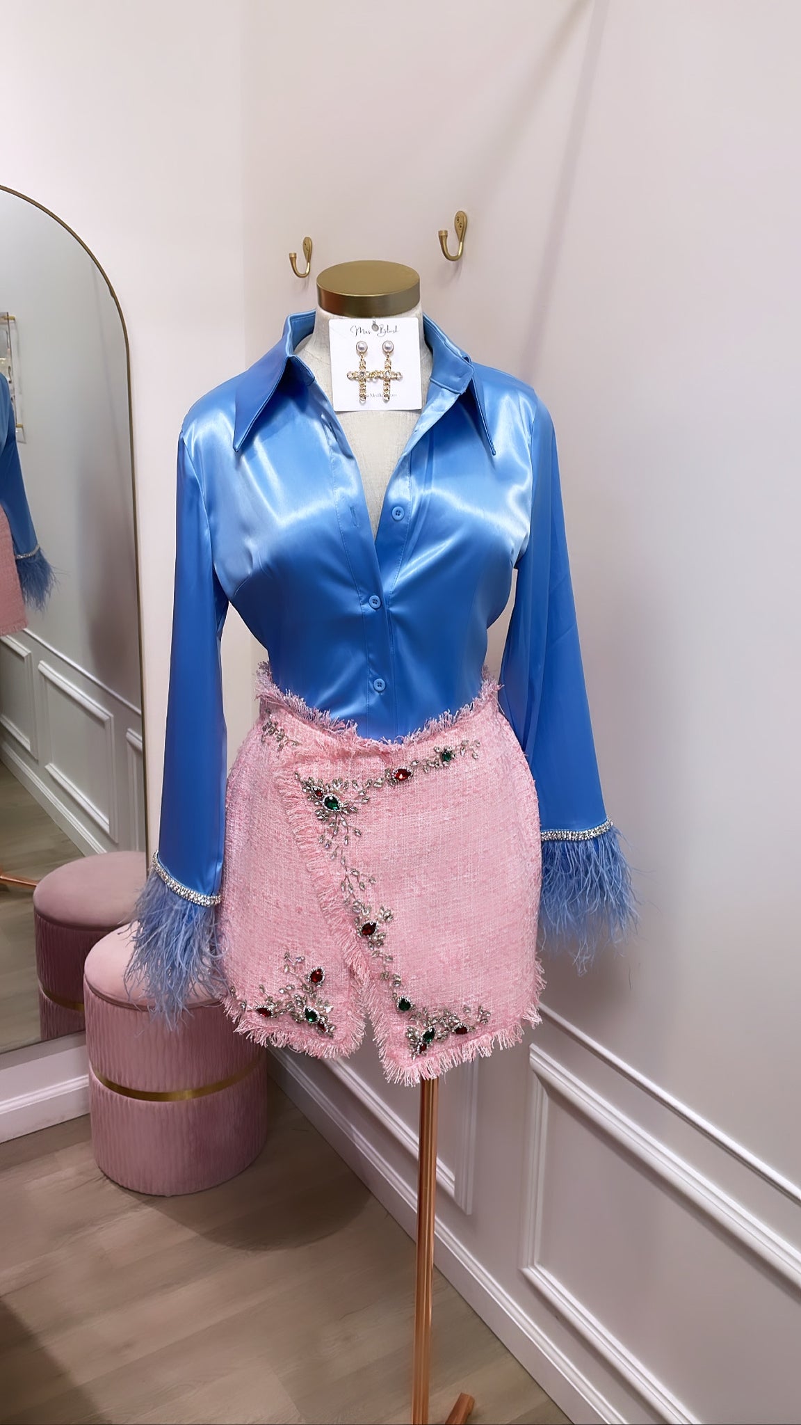 AVERI SKIRT- PINK
