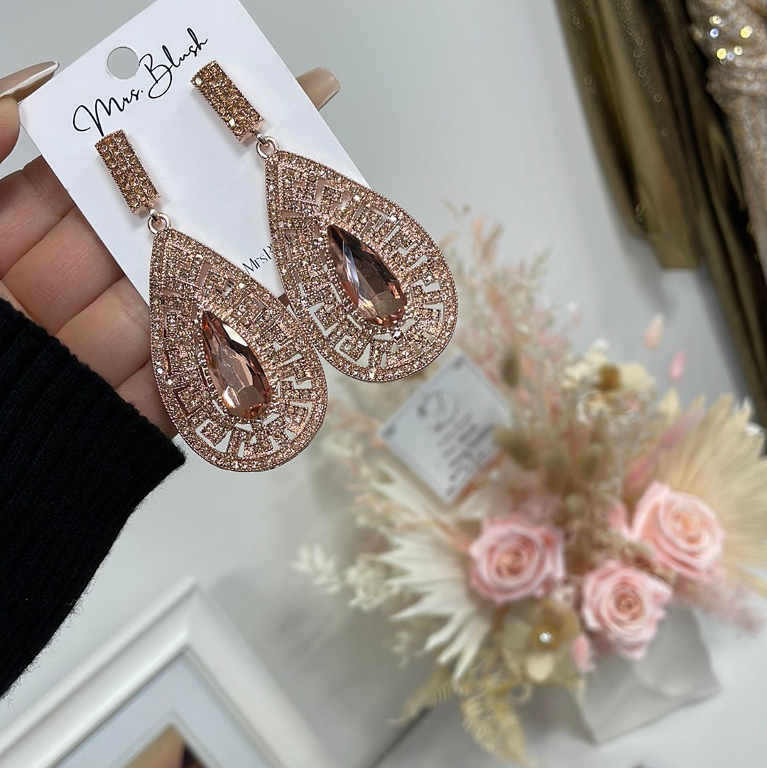 CONNIE EARRINGS- ROSEGOLD