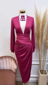 AMELIA MIDI- MAGENTA