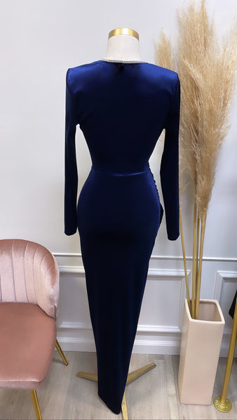 ARIA VELOUR DRESS