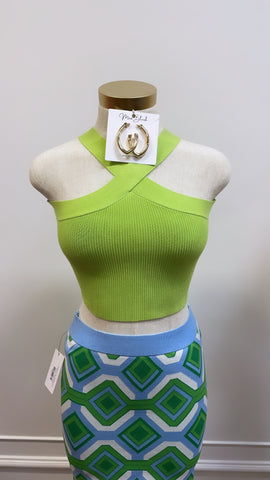 CHARLIE TOP- LIME