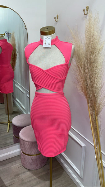 ALEXIA BANDAGE DRESS