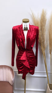 YSABELLA DRESS- RED