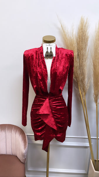 YSABELLA DRESS- RED