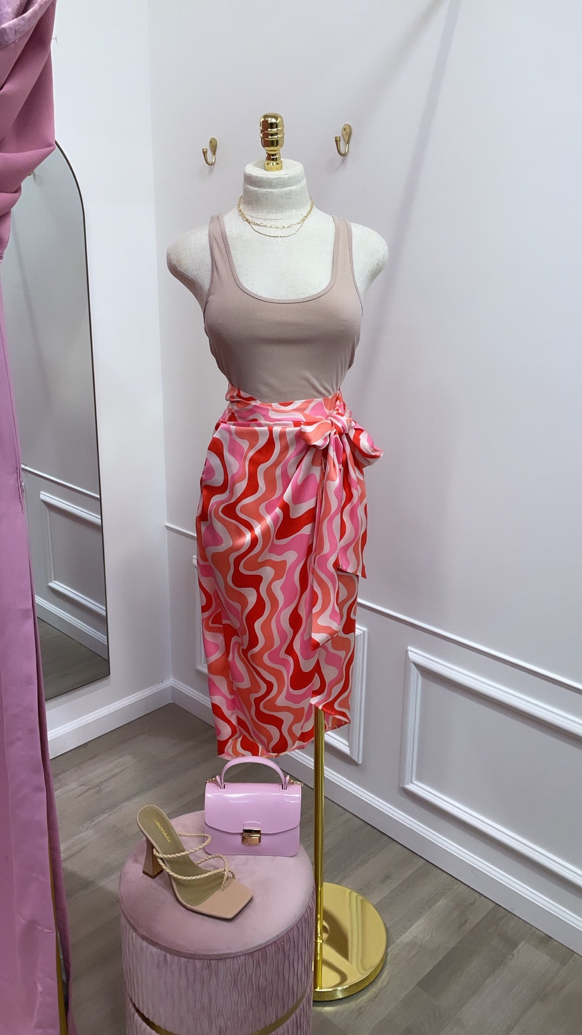 OASIS WRAP SKIRT