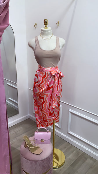 OASIS WRAP SKIRT