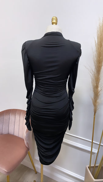 DANIELLE MIDI- BLACK