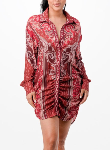 GIANNA SHIRT DRESS