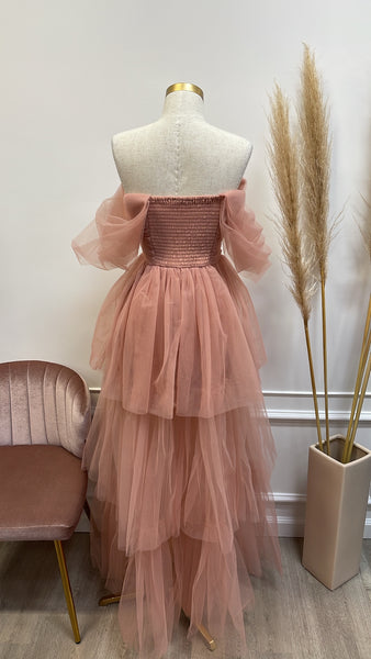 FABIAN COUTURE DRESS- BLUSH