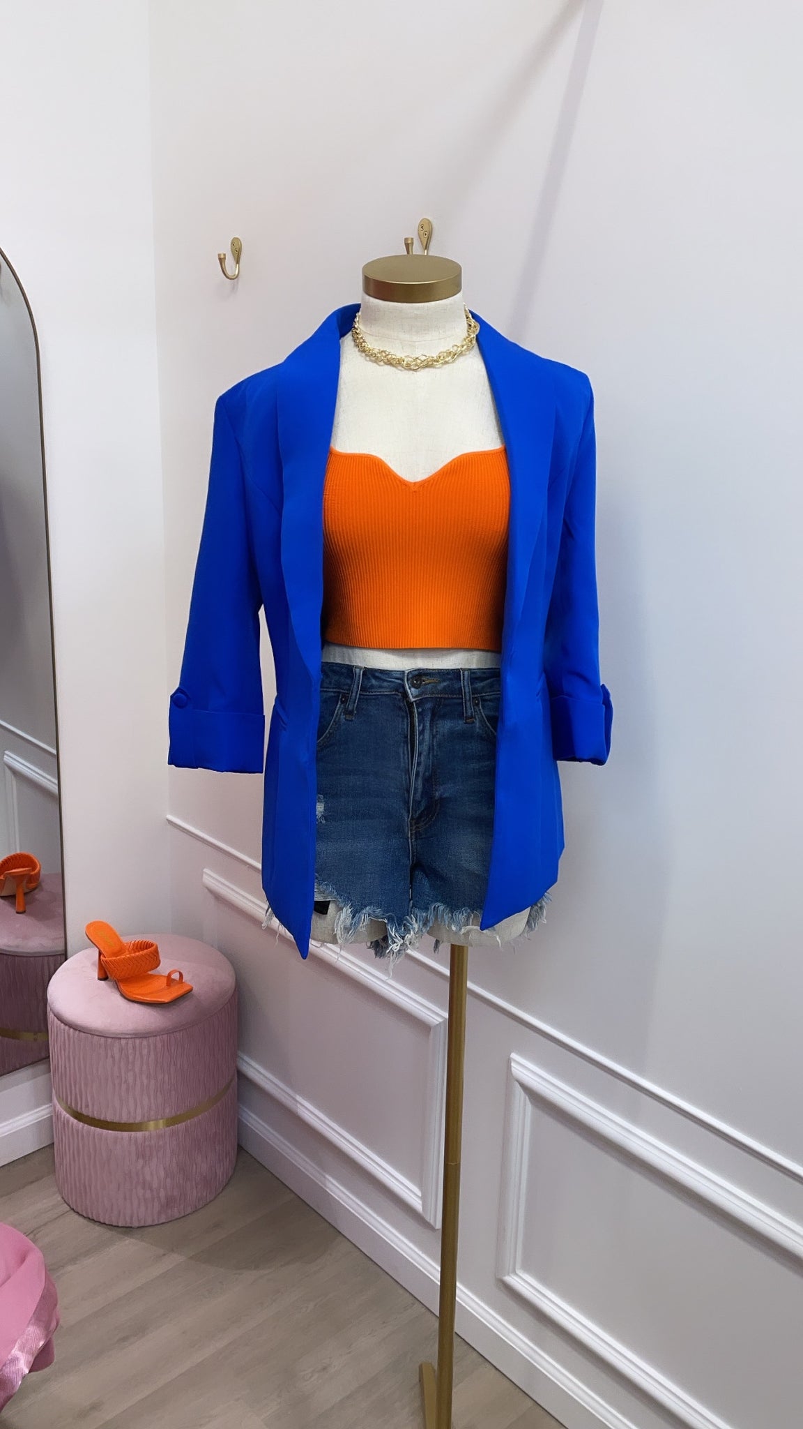 GIANNA BLAZER- Royal