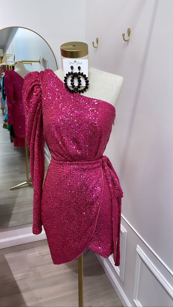 GIXELLE WRAP DRESS