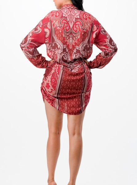 GIANNA SHIRT DRESS