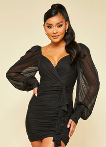 PENELOPE DRESS- BLACK