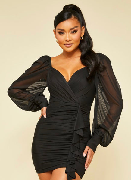 PENELOPE DRESS- BLACK