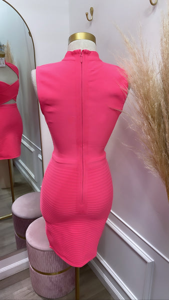 ALEXIA BANDAGE DRESS