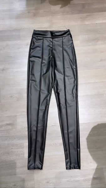 LISA PLEATHER PANTS