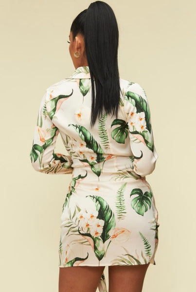 NICOLE WRAP DRESS