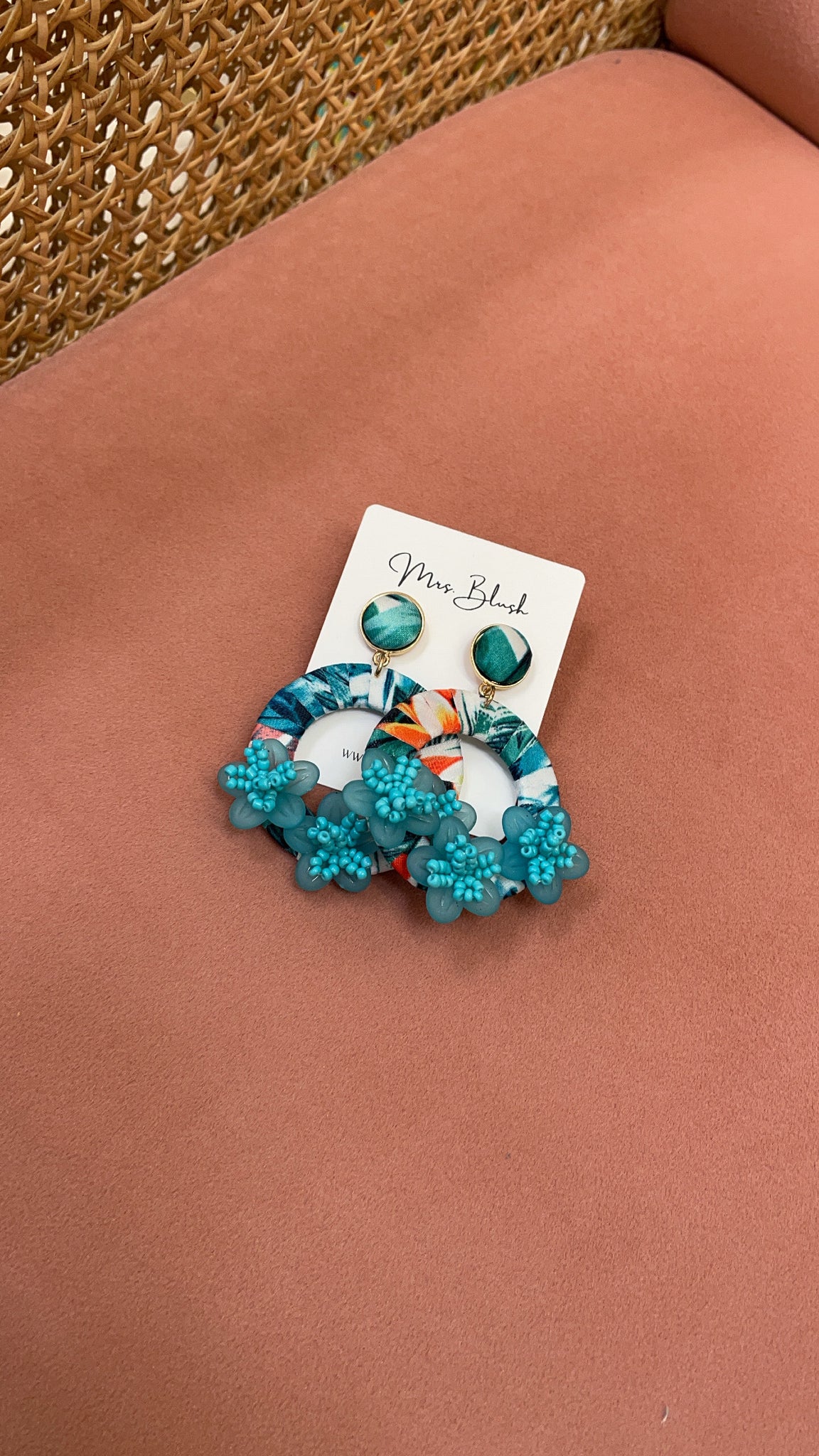ELIANA EARRINGS-Blue