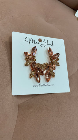 ‘ELSIE’ EARRINGS- Blush