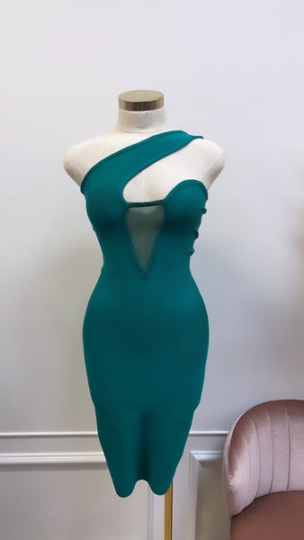 JULIETTE BANDAGE MIDI-JADE