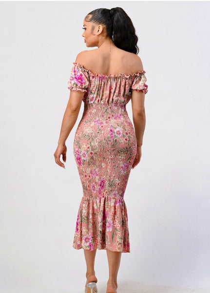 AMY FLORAL MIDI