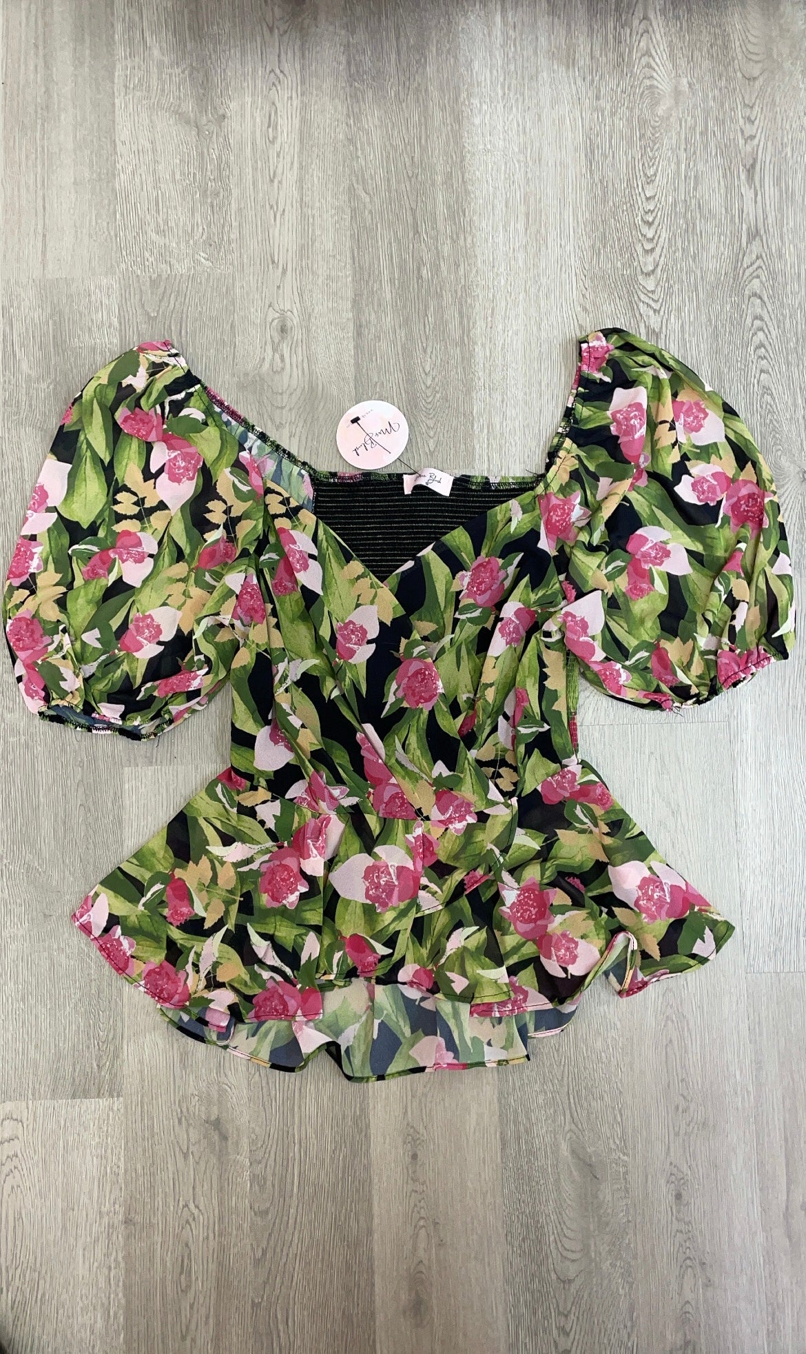 AVA FLORAL TOP