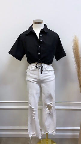 JANINE TOP- Black