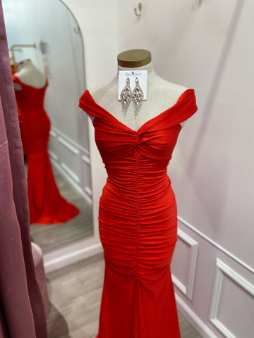 KAILEY COUTURE DRESS- RED